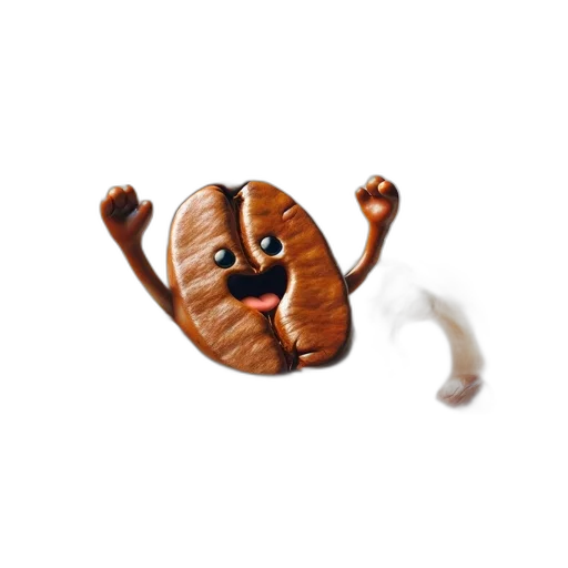 creature, mask, animal, food, 3d render, concept art, pixel art, whimsical transparent PNG cut-out