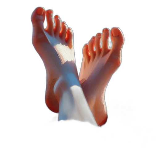 shoes, weapon, robot, staff, 3d render, photorealistic, concept art, watercolor transparent PNG cut-out