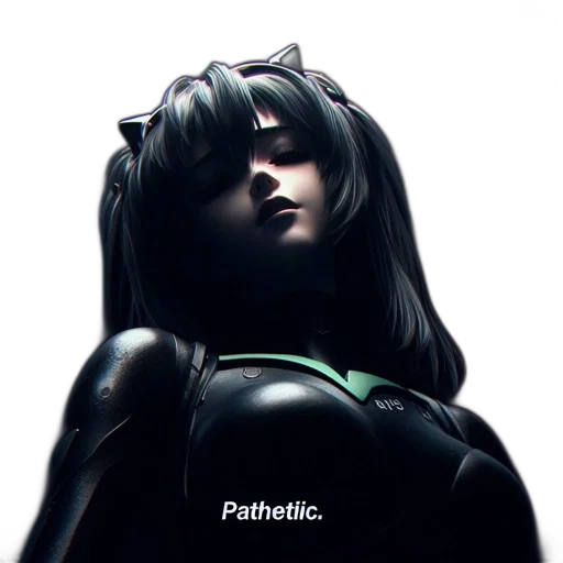 face, robot, creature, animal, cyberpunk, 3d render, concept art, anime transparent PNG cut-out