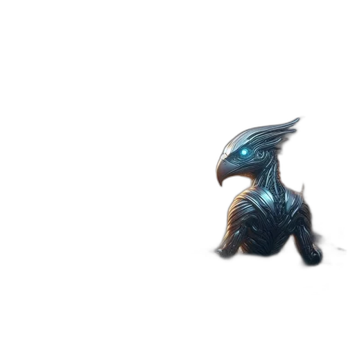 dragon, creature, animal, weapon, 3d render, concept art, fantasy art, pixel art transparent PNG cut-out