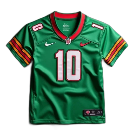 replica, youth, nike, game, green, miami, hurricanes, jerseys transparent PNG cut-out