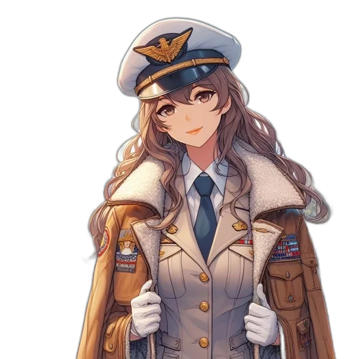 jacket, staff, hat, weapon, concept art, anime, pixel art, fantasy art transparent PNG cut-out