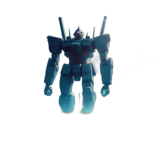 robot, weapon, creature, animal, 3d render, concept art, vaporwave, pixel art transparent PNG cut-out
