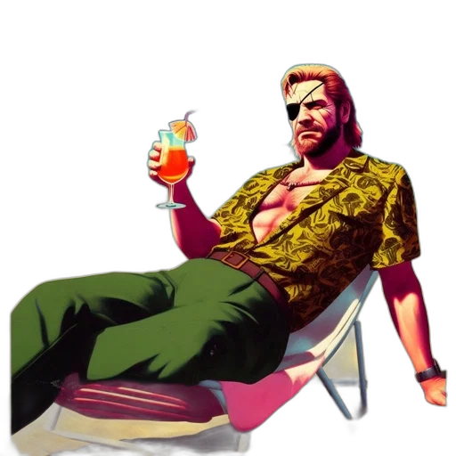 jacket, bottle, food, furniture, vaporwave, pixel art, concept art, comic book art transparent PNG cut-out