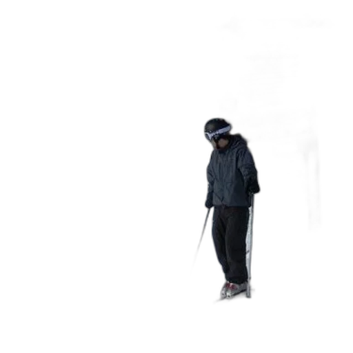 staff, mask, jacket, hat, 3d render, concept art, photorealistic, snow transparent PNG cut-out