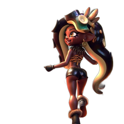 staff, weapon, hat, dress, 3d render, concept art, pixel art, fantasy art transparent PNG cut-out