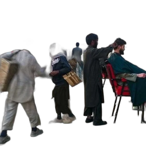 furniture, staff, jacket, umbrella, 3d render, concept art, city street, rain transparent PNG cut-out