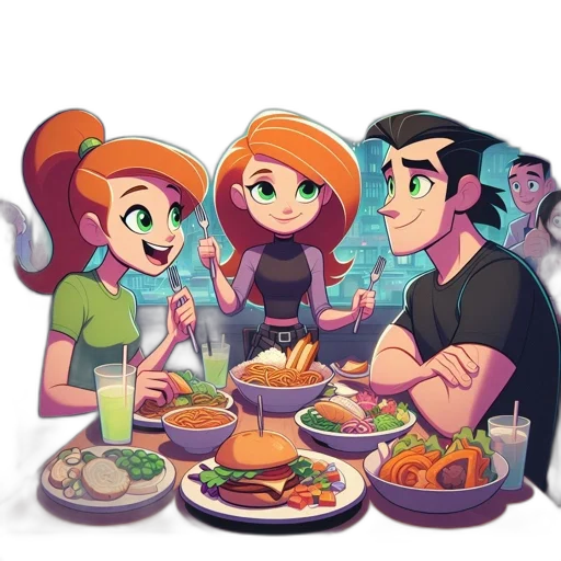food, staff, cartoon, concept art, comic book art, pixel art, fire, underwater transparent PNG cut-out