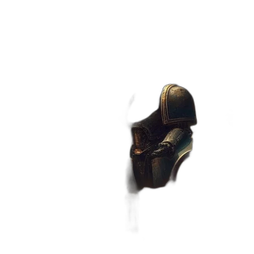 mask, shoes, robot, weapon, concept art, 3d render, photorealistic, pixel art transparent PNG cut-out