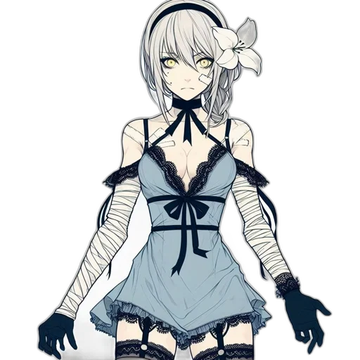 dress, staff, mask, robot, concept art, pixel art, anime, fantasy art transparent PNG cut-out