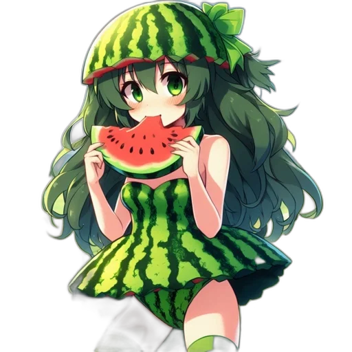food, dress, hat, weapon, pixel art, anime, watercolor, concept art transparent PNG cut-out