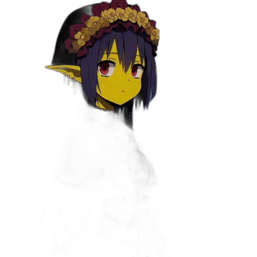 dragon, staff, hat, crown, fantasy art, pixel art, concept art, anime transparent PNG cut-out