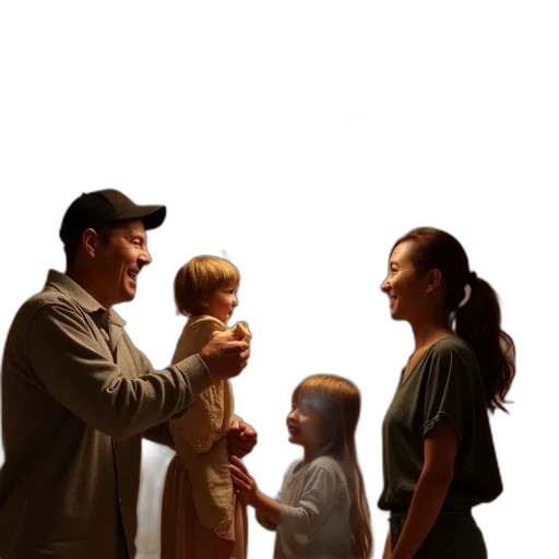 staff, umbrella, hat, photorealistic transparent PNG cut-out