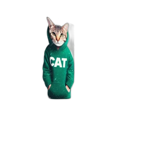 jacket, animal, creature, dress, 3d render, pixel art, photorealistic, vaporwave transparent PNG cut-out