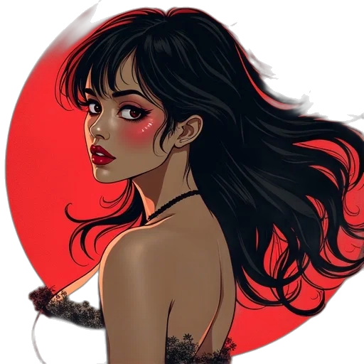 comic book art, fantasy art, anime, concept art transparent PNG cut-out