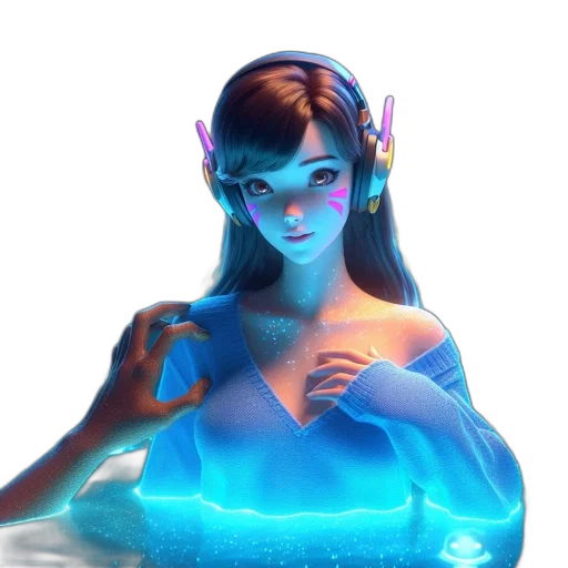 jewelry, crown, mask, fantasy art, concept art, 3d render, vaporwave, underwater transparent PNG cut-out