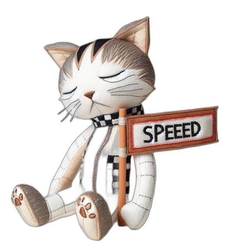 staff, 3d render, concept art, pixel art, cartoon, customized, colorful, cat transparent PNG cut-out