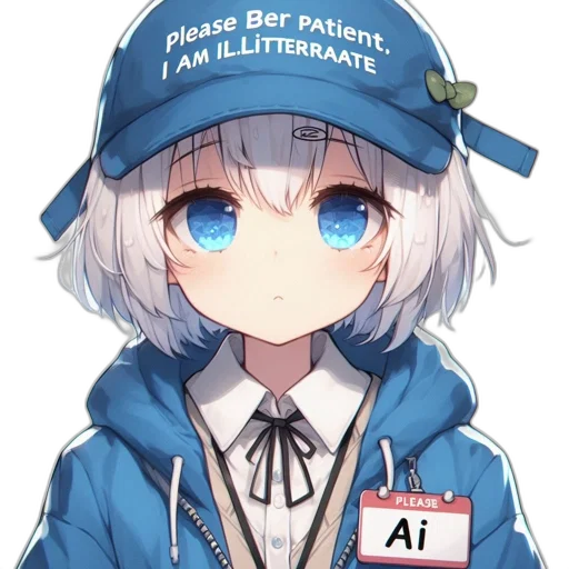 robot, jacket, staff, hat, anime, pixel art, cartoon, cyberpunk transparent PNG cut-out
