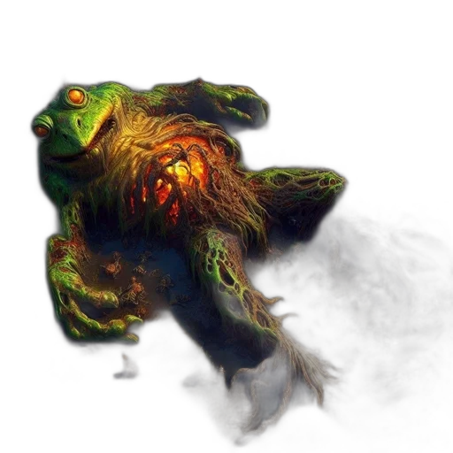 creature, dragon, animal, staff, concept art, fantasy art, photorealistic, 3d render transparent PNG cut-out