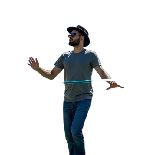 staff, hat, jacket, creature, 3d render, concept art, pixel art, cartoon transparent PNG cut-out