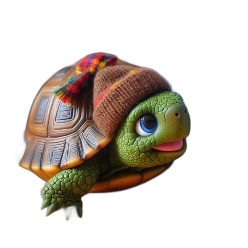 hat, animal, creature, face, 3d render, photorealistic, concept art, pixel art transparent PNG cut-out