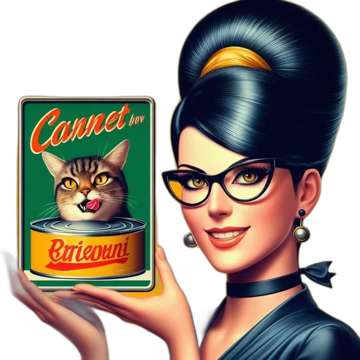 animal, food, photorealistic, cartoon, comic book art, concept art, woman, vibrant transparent PNG cut-out