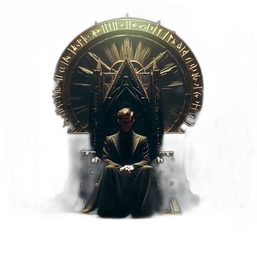 crown, sword, staff, concept art, fantasy art, pixel art, man, occupies transparent PNG cut-out