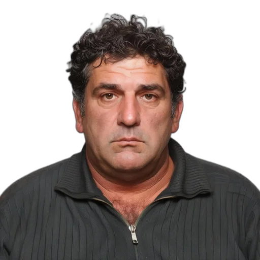 staff, face, jacket, animal, middle-aged, man, dark, curly transparent PNG cut-out