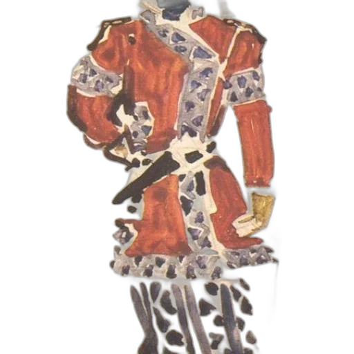 dress, jacket, staff, mask, concept art, watercolor, 3d render, fantasy art transparent PNG cut-out