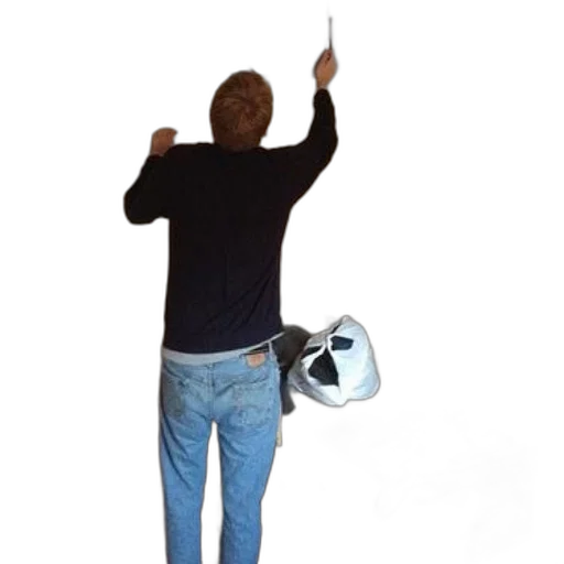 staff, jacket, weapon, hat, photorealistic, concept art, 3d render, person transparent PNG cut-out