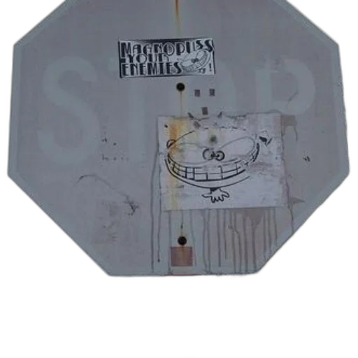 umbrella, furniture, staff, weapon, stop, sign, sticker, says transparent PNG cut-out