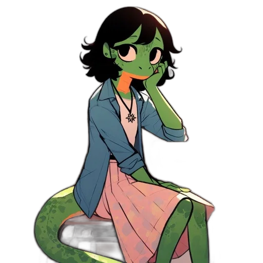 dragon, creature, staff, dress, pixel art, concept art, cartoon, watercolor transparent PNG cut-out