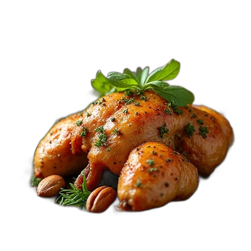 food, animal, photorealistic, 3d render transparent PNG cut-out