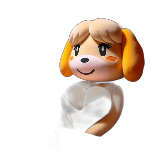 staff, animal, creature, face, 3d render, concept art, pixel art, cartoon transparent PNG cut-out