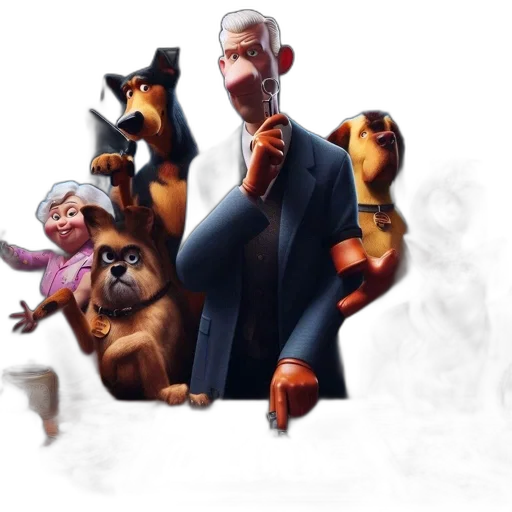 concept art, 3d render, fantasy art, cartoon, fire, animated, poster, featuring transparent PNG cut-out