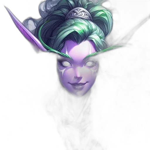 face, mask, dragon, crown, fantasy art, concept art, photorealistic, watercolor transparent PNG cut-out