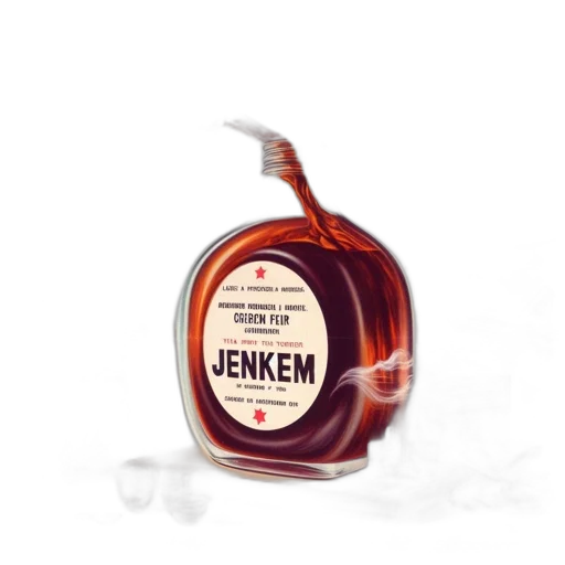 bottle, food, jacket, crown, 3d render, photorealistic, concept art, watercolor transparent PNG cut-out