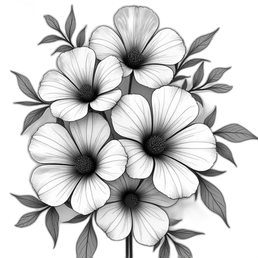 flower, crown, jewelry, dress, pencil sketch, photorealistic, 3d render, concept art transparent PNG cut-out