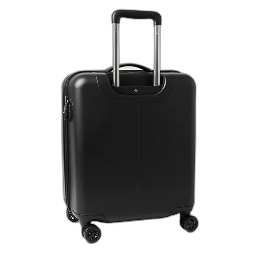black, trolley, bag, handle, caste, castener, wheels transparent PNG cut-out