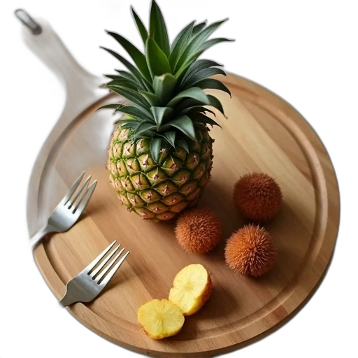 food, crown, animal, 3d render, photorealistic, pixel art, concept art, earth tones transparent PNG cut-out