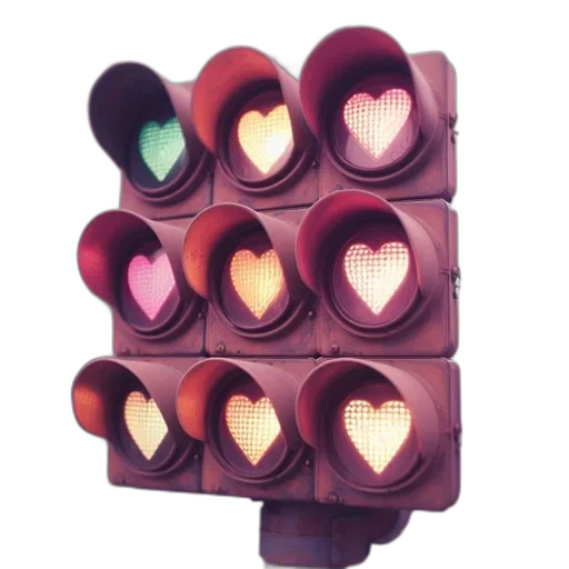 shoes, jewelry, furniture, 3d render, red, traffic, light, stacked transparent PNG cut-out