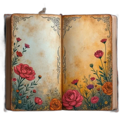 flower, watercolor, photorealistic, fantasy art transparent PNG cut-out