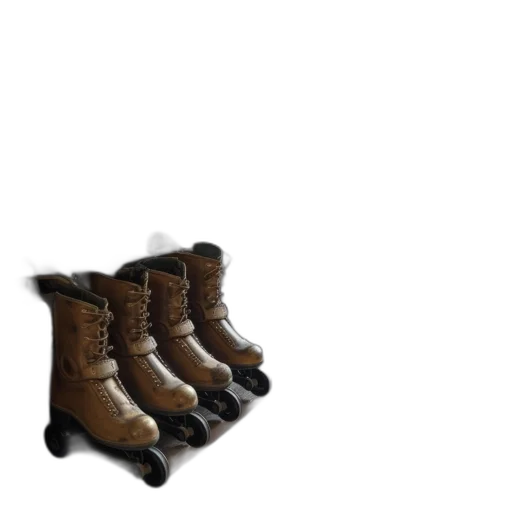 shoes, furniture, weapon, staff, 3d render, photorealistic, concept art, old-fashioned transparent PNG cut-out