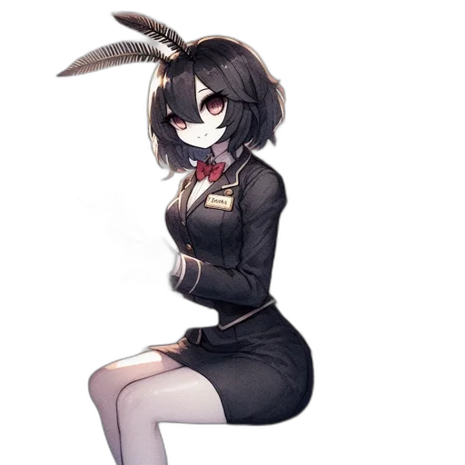staff, dress, animal, creature, pixel art, anime, concept art, fantasy art transparent PNG cut-out
