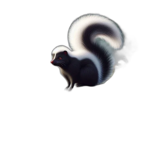 dragon, hair, animal, creature, concept art, watercolor, 3d render, photorealistic transparent PNG cut-out
