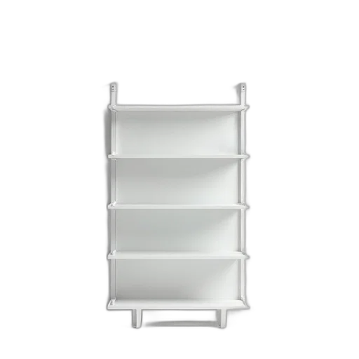 furniture, jewelry, 3d render, photorealistic, white, minimalist, shelf, simple transparent PNG cut-out
