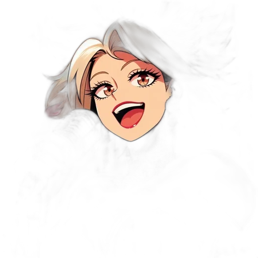 face, creature, animal, jacket, anime, cartoon, pixel art, concept art transparent PNG cut-out