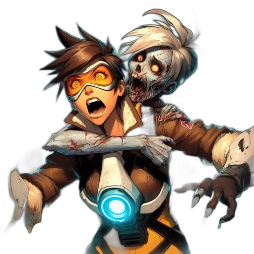 concept art, comic book art, cyberpunk, fantasy art, intense, action, scene, young transparent PNG cut-out