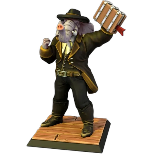 staff, concept art, 3d render, 3d-rendered, elephant, dressed, human, clothing transparent PNG cut-out