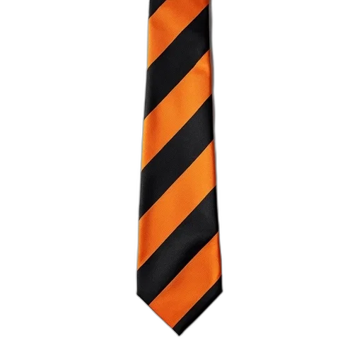 staff, 3d render, striped, tie, alternating, orange, black, stripes transparent PNG cut-out
